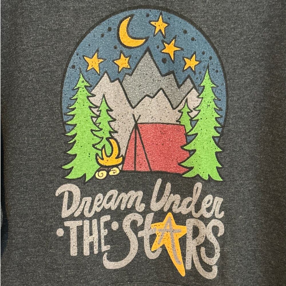 Lazy One Oversized Sleep Hoodie Sweatshirt Sz L / XL Camping Pajamas Loungewear - Picture 5 of 16